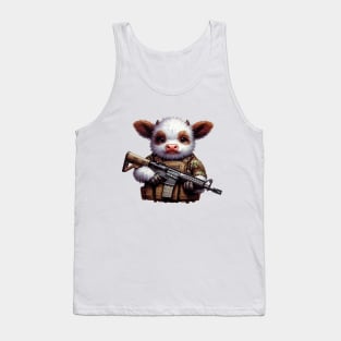 Fluffy Cow Tank Top